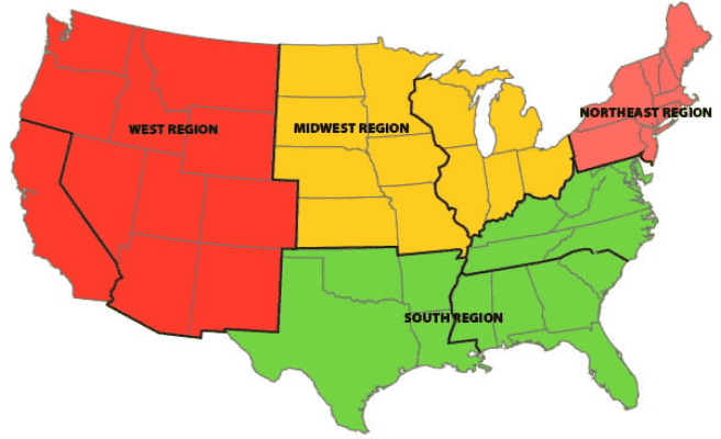 US Region Map